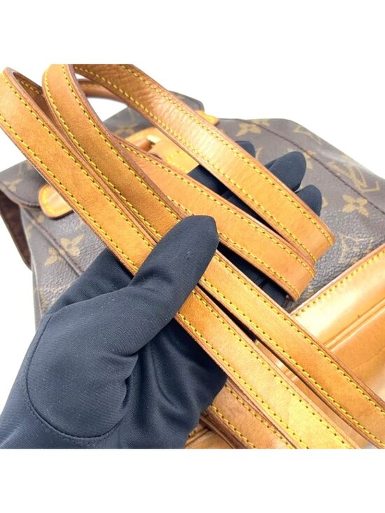 Louis Vuitton Minimontsouris Monogram Leather Brown Backpack Gold main image 5